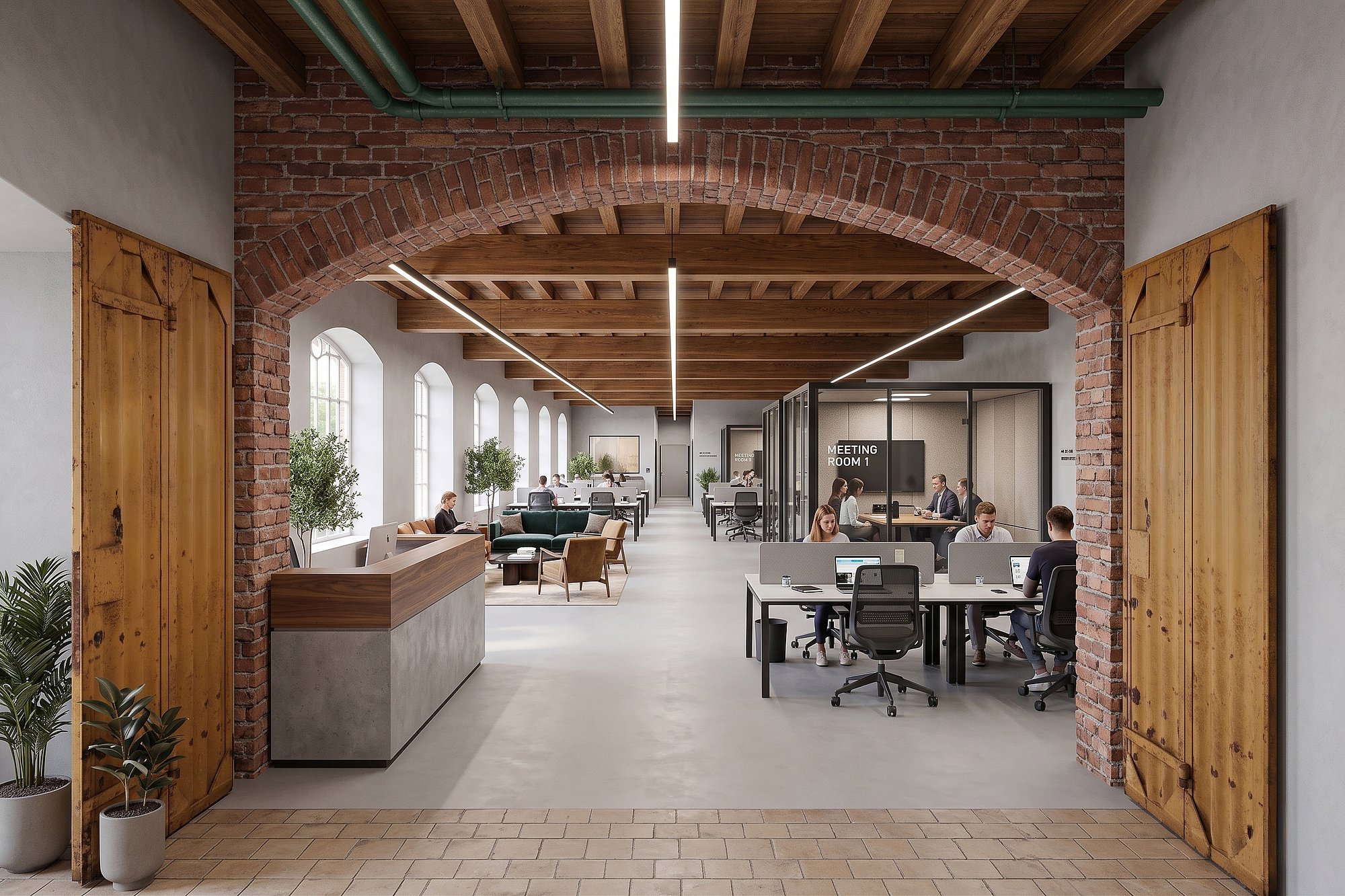 Historisches Fabrikdorf 