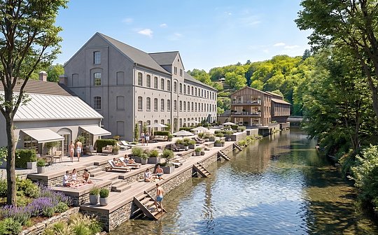 Historisches Fabrikdorf 