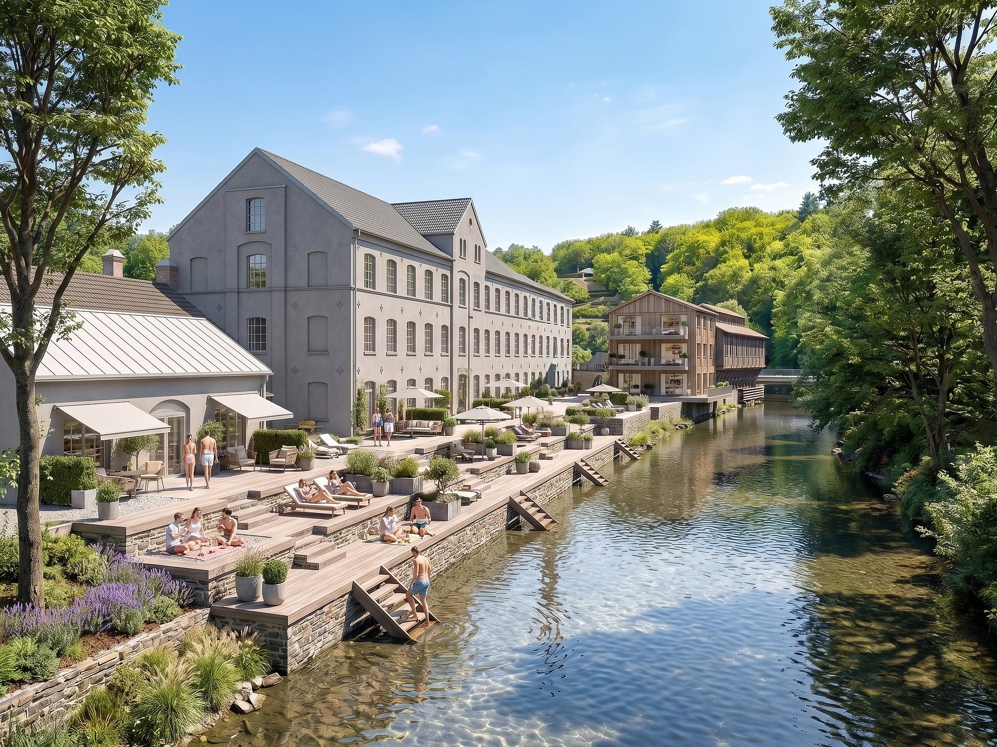 Historisches Fabrikdorf 